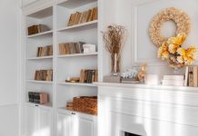 Styling Shelves in Living Rooms: The Rules That Make Them Look Designed how to style living room shelves built in bookcase